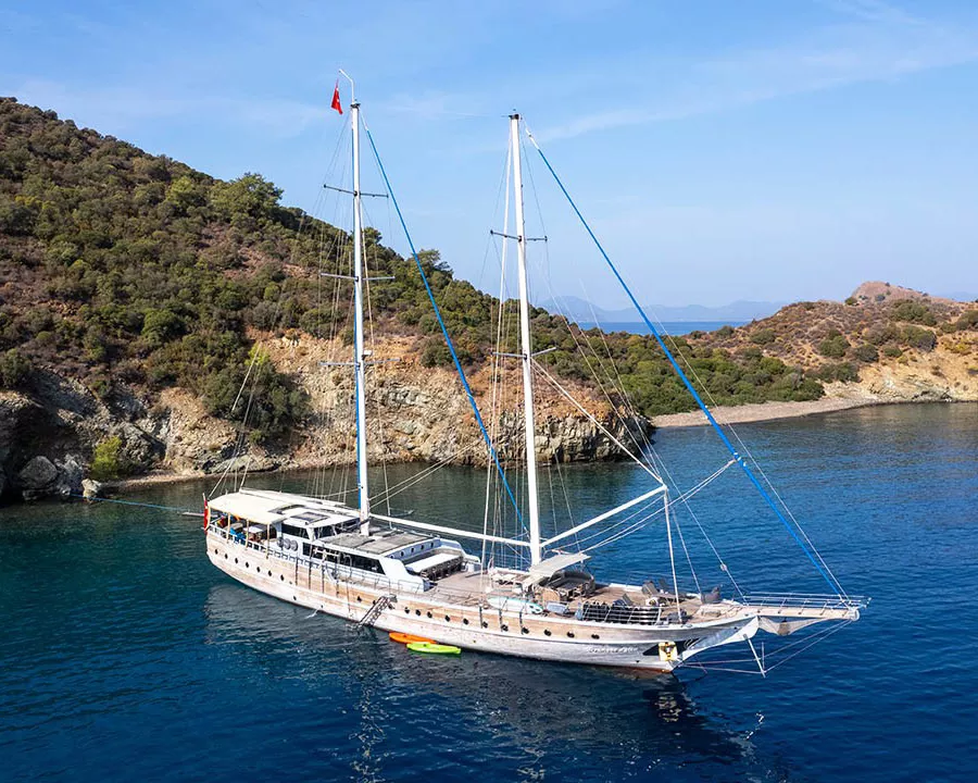 Private yacht charter departing from Bodrum Marina